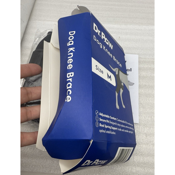 Dr. Paw Dog ACL Knee Brace, Dog Knee Brace Torn ACL Hind Leg Secure Fit, Medium - Picture 3 of 11